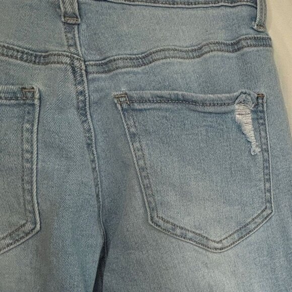 Wax Jeans Mom Light Wash Distressed Sz 5 Sz 27 - Picture 4 of 10